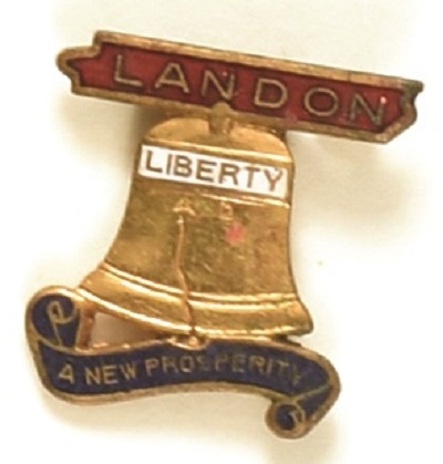 Alf Landon Enamel Liberty Bell