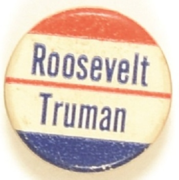 Roosevelt, Truman Scarce Cardboard Campaign Item