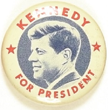 John F. Kennedy RWB Profile Photo Litho