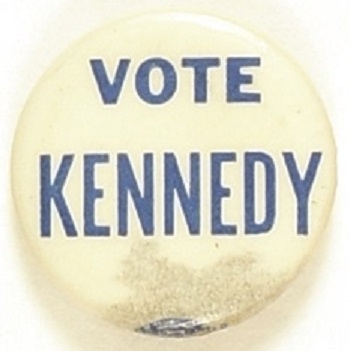 Vote Kennedy Scarce 1960 Celluloid