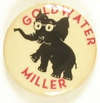 Goldwater, Miller GOP Elephant