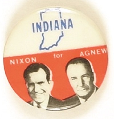 Nixon, Agnew State Set Indiana