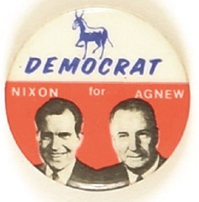 Nixon, Agnew Democrat Jugate