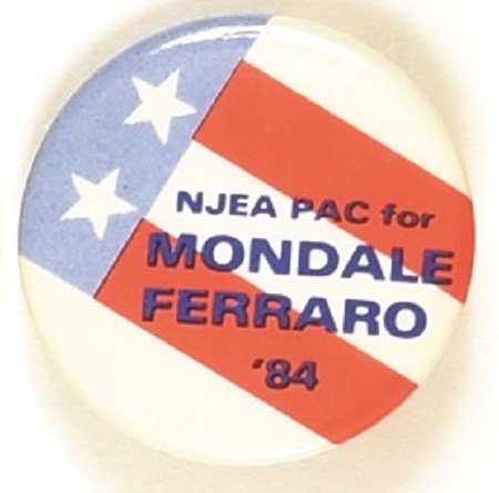 New Jersey Teachers for Mondale, Ferraro Darker Version