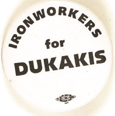 Ironworkers for Dukakis