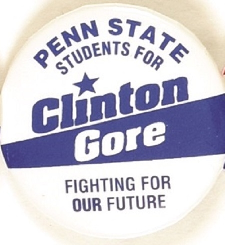 Clinton Penn State Students