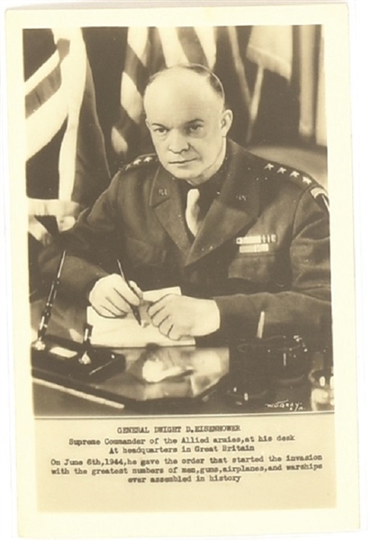 Eisenhower Commander in Chief Postcard