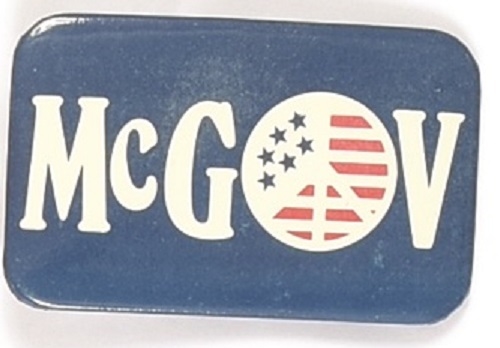 McGovern Peace Sign Rectangle Jugate