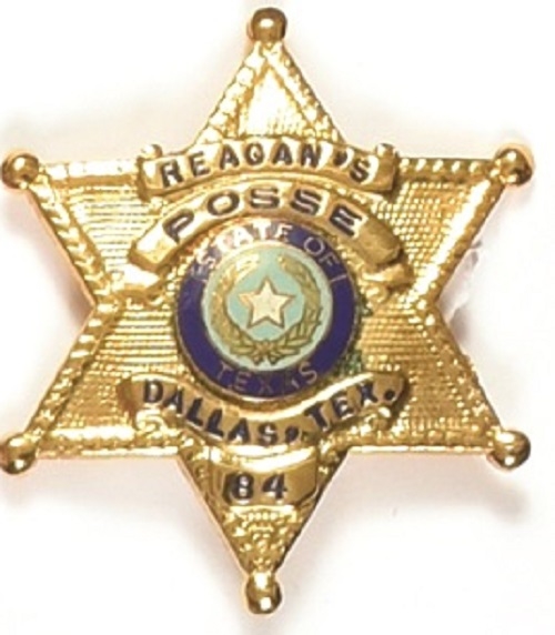 Reagan 2 1/4 Inch Posse Badge