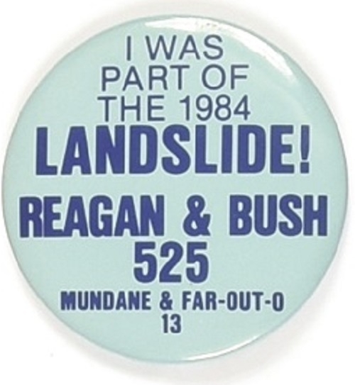 Reagan, Bush I Was Part of the Landslide