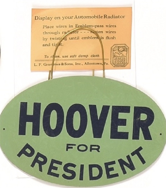 Hoover License Attachment and Instructions