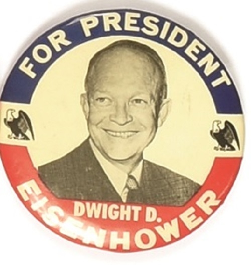 Eisenhower for President Pair of Eagles