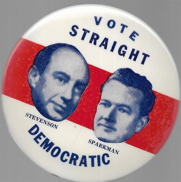 Stevenson, Sparkman Vote Straight Democratic
