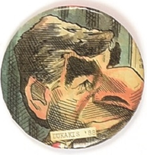 Dukakis Caricature, Scarce Image