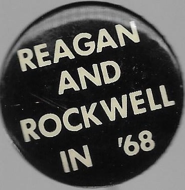 Reagan and Rockwell in 68 