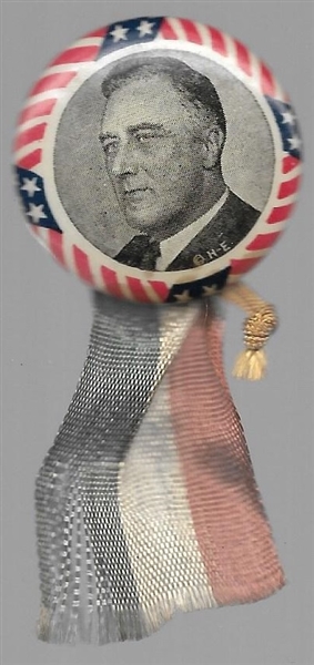 FDR Stars and Stripes, Gray Background 