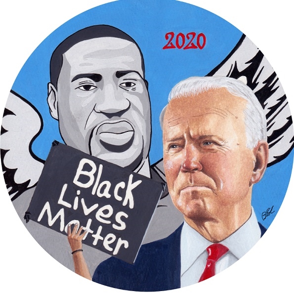 Joe Biden Black Lives Matter One of a Kind Pin