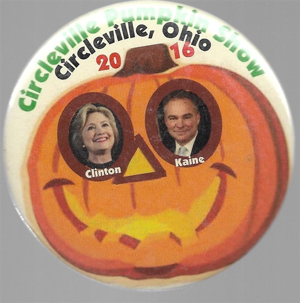 Hillary Clinton Circleville Pumpkin Show Jugate 