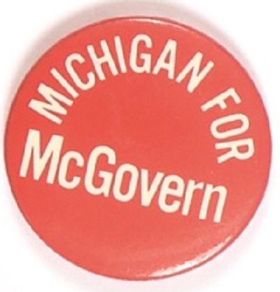 Michigan for McGovern Red Version