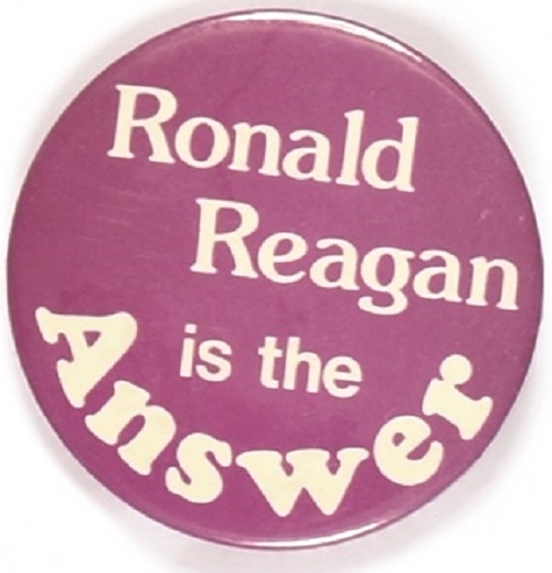 Ronald Reagan is the Answer