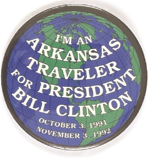 Arkansas Traveler for President Bill Clinton