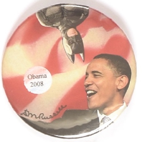 Barack Obama Batman One of Kind Pin by David Russell
