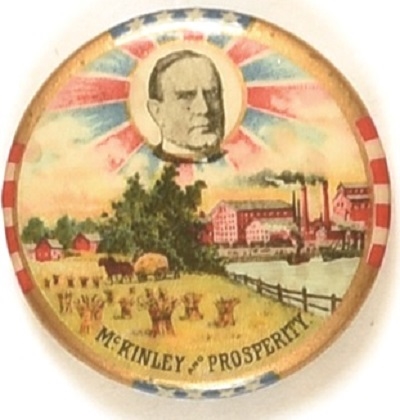 McKinley Colorful Prosperity Celluloid