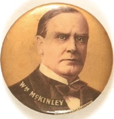 McKinley Gold Background Celluloid