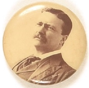 Theodore Roosevelt Photo Jewelry Celluloid