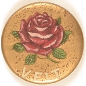 Theodore Roosevelt Rare Rose-Velt Celluloid