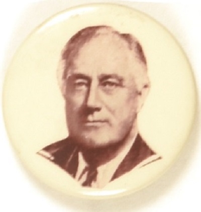 Franklin Roosevelt Very Unusual Picture Pin