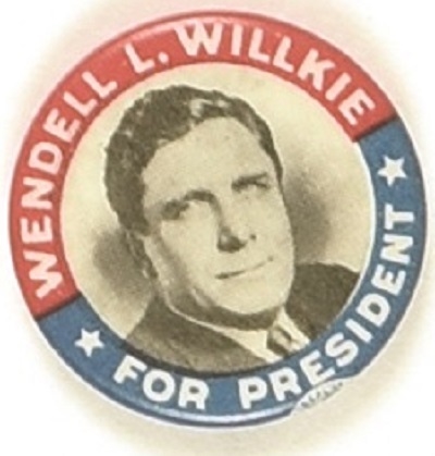 Wendell Willkie for President Celluloid