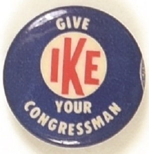 Give Ike Your Congressman Bullseye