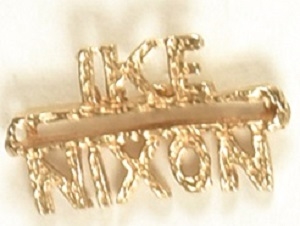 Ike, Nixon Jewelry Pin