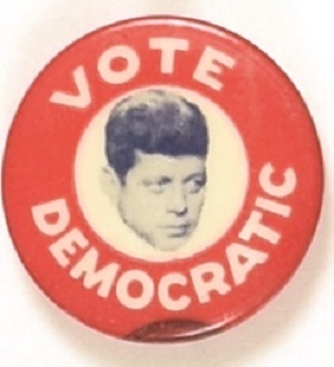 Kennedy Rare Smaller Size Vote Democratic
