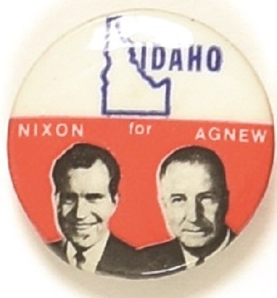 Nixon, Agnew 1968 State Set Idaho