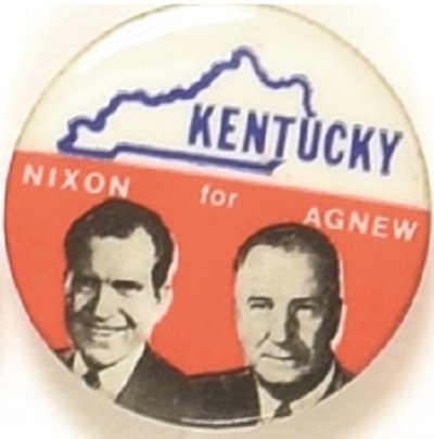 Nixon, Agnew 1968 State Set Kentucky