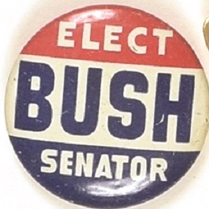 Elect Bush Senator TConnecticut Litho