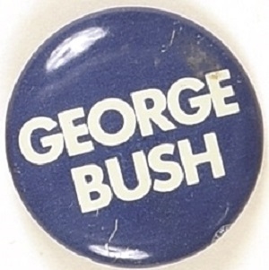 George Bush for US Senate Blue Litho