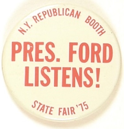 Pres. Ford Listens! New York State Fair