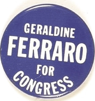 Geraldine Ferraro for Congress New York