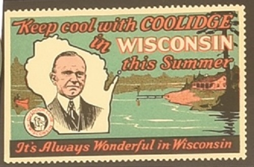 Coolidge Scarce Wisconsin Stamp