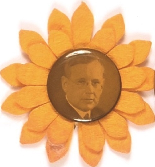 Landon Celluloid with Cloth Sunflower