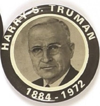 Harry Truman Memorial Pin