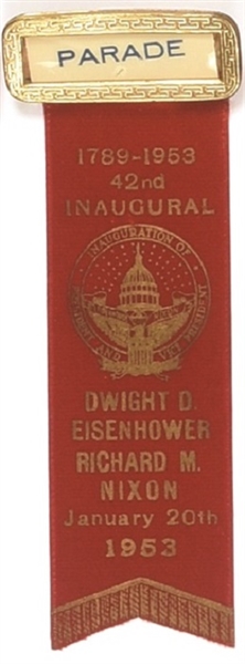 Eisenhower Inaugural Parade Badge