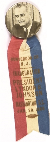 Johnson Hunterdon Co. New Jersey Pin and Ribbon