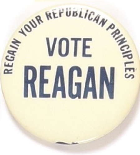 Reagan Regain Your Republican Principles Massachusetts 1976
