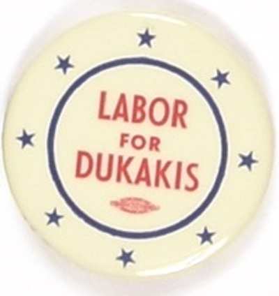 Labor For Dukakis Blue Stars