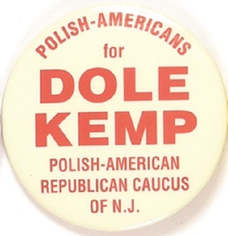 New Jersey Polish-Americans for Dole-Kemp