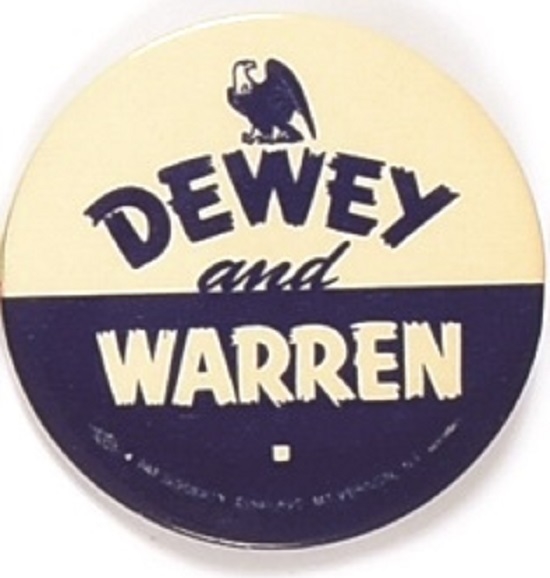 Dewey and Warren Eagle Pin